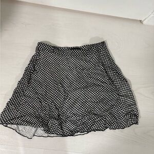 Talula Monochrome Checkered Skirt